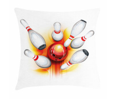 Red Ball Spread Pins Pillow Cover
