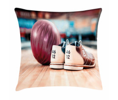 Shoes Purple Ball Pillow Cover