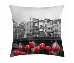 Amsterdam Canal Pillow Cover