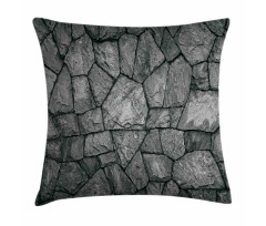 Stone Wall Rough Rusty Pillow Cover