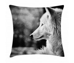 Wolf Portrait Pillow Cover