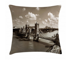 Tower Bridge and the Sky Pillow Cover