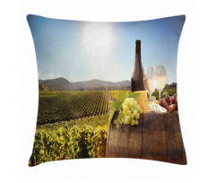 Famous Chianti Vineyard Pillow Cover