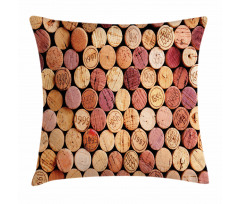 Random Used Wine Corks Pillow Cover