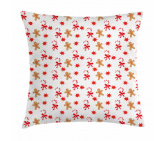 Candy Red Star Pillow Cover
