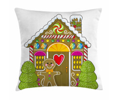 Candy House Pillow Cover