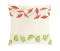 Border with Mountain Ash Pillow Cover