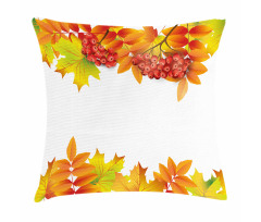 Autumn Branches Border Pillow Cover