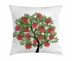 Tree Full of Fruits Art Pillow Cover