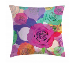Floral Arrangement Roses Pillow Cover