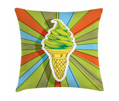 Ice Cream on a Cone Pillow Cover