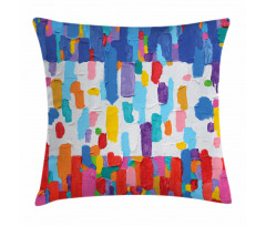 Colorful Abstract Painting Pillow Cover