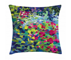 Floral Field Summer Pillow Cover