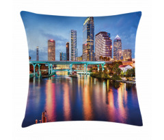 Hillsborough River USA Pillow Cover