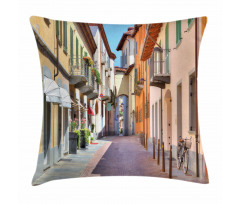 Alba Town Italy Street Pillow Cover