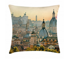 Rome Historical Landmark Pillow Cover