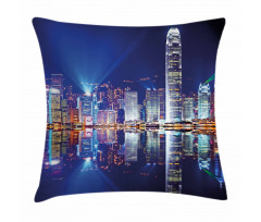 Hong Kong Island Modern Pillow Cover