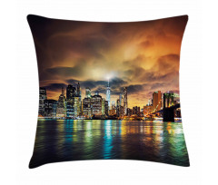 Fantasy Sky NYC Sunset Pillow Cover