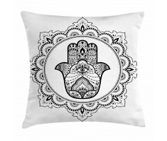 Mehndi Mandala Oriental Pillow Cover