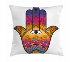 Mystical Colorful Lotus Pillow Cover