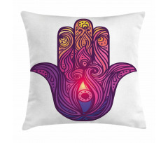 Vivid Floral Aura Energy Pillow Cover