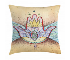 Wings Eye Mystical Pillow Cover