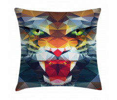 Abstract Portrait Animal Pillow Cover