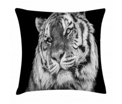 Intense Gaze of Hunter Pillow Cover