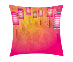 New Year Festivities Pillow Cover