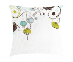 Abstract New Year China Pillow Cover