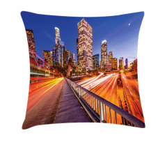Los Angeles USA Downtown Pillow Cover