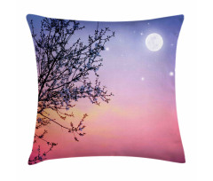 Dreamy Sky Spring Tree Pillow Cover