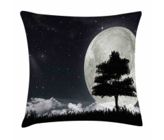 Giant Moon Tree Pillow Cover
