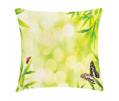 Animals on Bamboo Pillow Cover