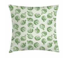 Green and Fresh Food Pillow Cover