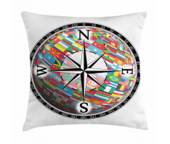 Flags of Globe Unity Pillow Cover