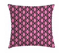 Wavy Lines Feminine Pillow Cover