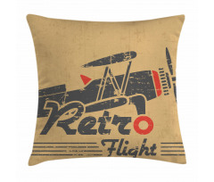 Retro Emblem Pillow Cover