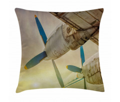 Old Aircraft Pillow Cover