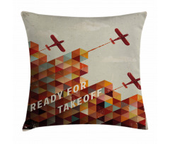 Geometric Aged Pillow Cover