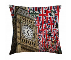 UK Flags Pillow Cover
