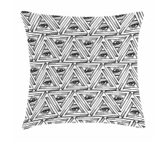 All Seeing Eye Pyramidal Pillow Cover