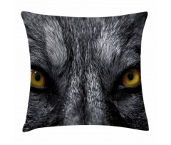 Wild Wolf Dangerous Mammal Pillow Cover