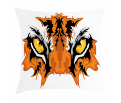 Tiger Bengal Cat African Pillow Cover