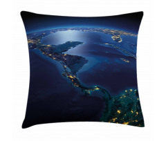Central America Countries Pillow Cover