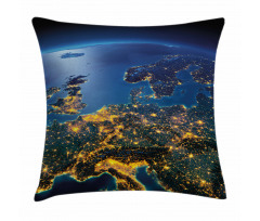 Continent Central Europe Pillow Cover