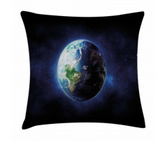 Calm Starry Outer Space Pillow Cover