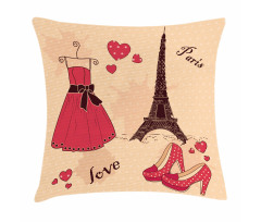 Retro French Pillow Cover