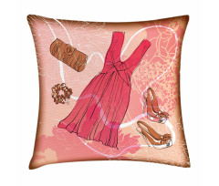 Floral Pink Pillow Cover