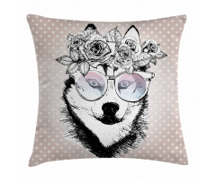 Wreath Sunglasses Pillow Cover